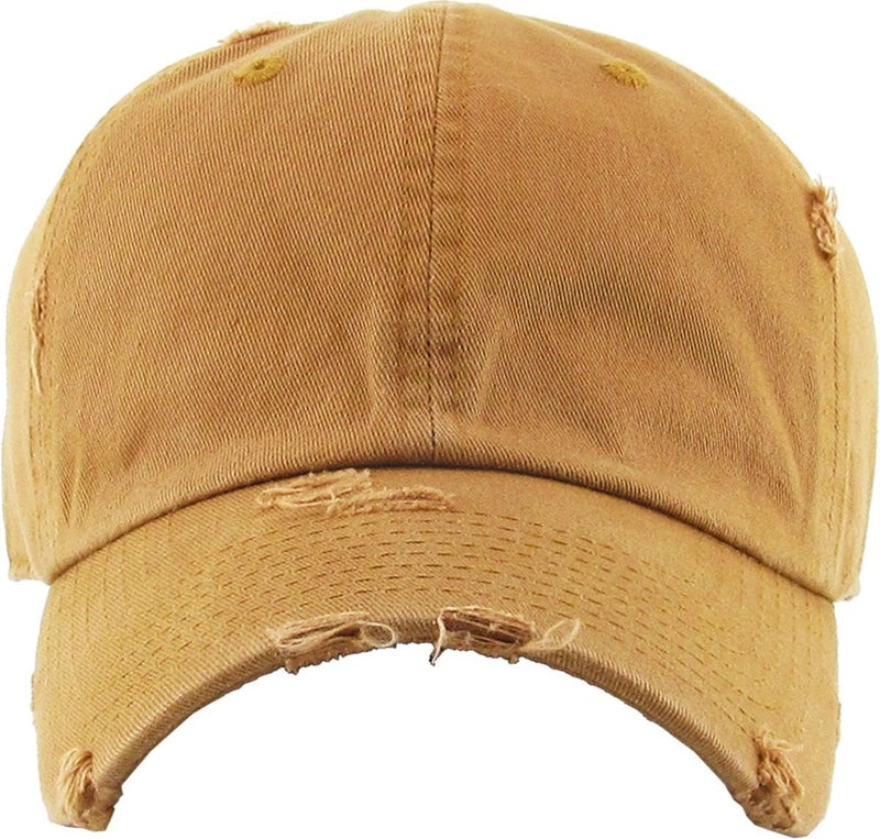 KBETHOS KBE-Vintage Tim Hand Washed Hand Distressed Baseball Cap - Image 2